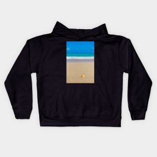 Sunrise Shell at the Beach Kids Hoodie